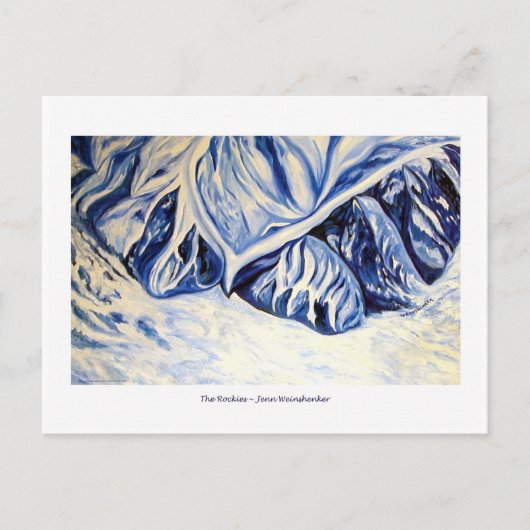 De Rockies POST-KAART Briefkaart (Voorkant)