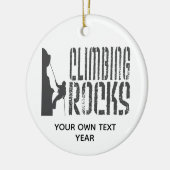 De Rocks Holiday personaliseren Keramisch Ornament (Links)