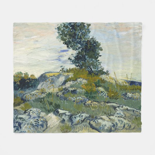 De Rocks Vincent van Gogh Fleece Deken (Voorkant (Horizontaal))