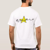 De Rockstar gecentreerd T-shirt (Achterkant)