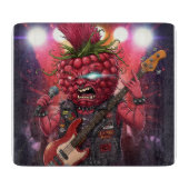 De Rockstar Raspberry Snijplank (Voorkant)