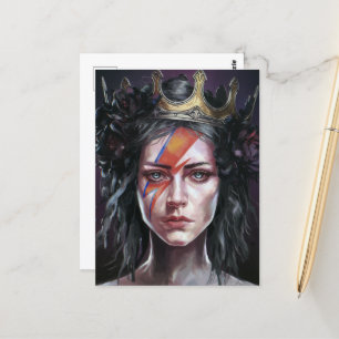De rockster prinses briefkaart