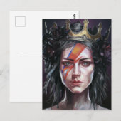De rockster prinses briefkaart (Voorkant / Achterkant)