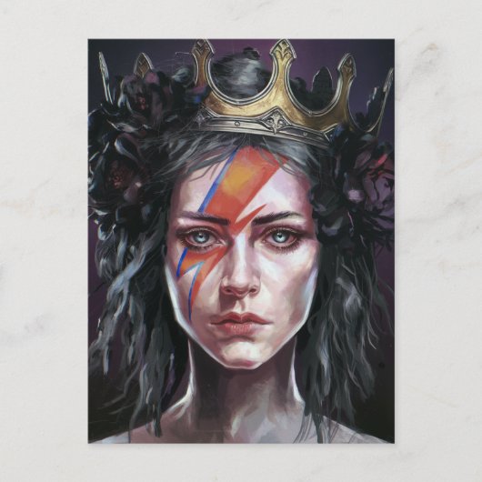 De rockster prinses briefkaart (Voorkant)