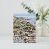 De Rocky Beaches van Montauk, Long Island, NY Briefkaart (Staand voorkant)