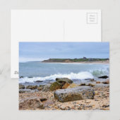 De Rocky Beaches van Montauk, Long Island, NY Briefkaart (Voorkant / Achterkant)