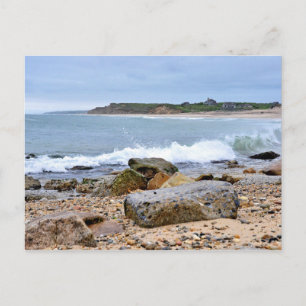 De Rocky Beaches van Montauk, Long Island, NY Briefkaart