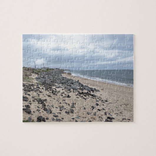 De Rocky Beaches van Montauk, Long Island, NY Legpuzzel (Horizontaal)