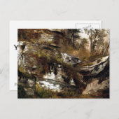 De Rocky Cliff van Catskills - Durand Briefkaart (Voorkant / Achterkant)