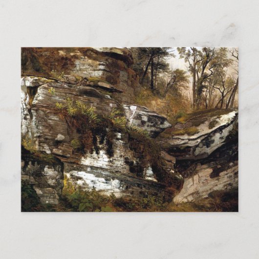 De Rocky Cliff van Catskills - Durand Briefkaart (Voorkant)