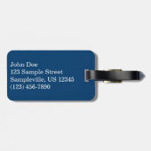 De Rocky Coast and Blue Ocean van Aruba Bagagelabel (Achterkant horizontaal)