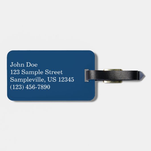 De Rocky Coast and Blue Ocean van Aruba Bagagelabel (Achterkant horizontaal)