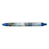 De Rocky Coast and Blue Ocean van Aruba Blauwe Inkt Pen (Voorkant)