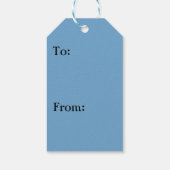De Rocky Coast and Blue Ocean van Aruba Cadeaulabel (Achterkant)