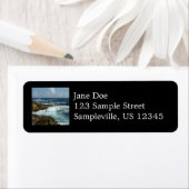 De Rocky Coast and Blue Ocean van Aruba Etiket (Insitu)