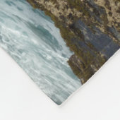 De Rocky Coast and Blue Ocean van Aruba Fleece Deken (Hoek)