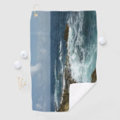 De Rocky Coast and Blue Ocean van Aruba Golfhanddoek (Insitu)