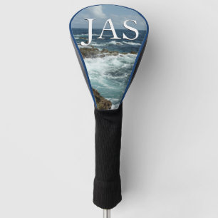 De Rocky Coast and Blue Ocean van Aruba Golfheadcover