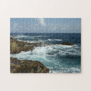 De Rocky Coast and Blue Ocean van Aruba Legpuzzel