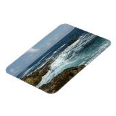 De Rocky Coast and Blue Ocean van Aruba Magneet (Linkerzijde)