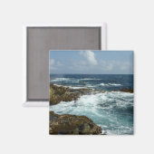 De Rocky Coast and Blue Ocean van Aruba Magneet (Voorkant / Achterkant)