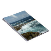 De Rocky Coast and Blue Ocean van Aruba Notitieboek (Rechterzijde)