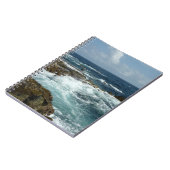 De Rocky Coast and Blue Ocean van Aruba Notitieboek (Linkerzijde)