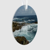 De Rocky Coast and Blue Ocean van Aruba Ornament (voorkant)