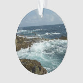 De Rocky Coast and Blue Ocean van Aruba Ornament (voorkant)