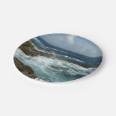 De Rocky Coast and Blue Ocean van Aruba Papieren Bordje (Gekanteld)