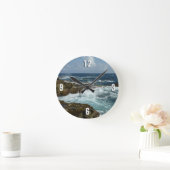 De Rocky Coast and Blue Ocean van Aruba Ronde Klok (Huis)