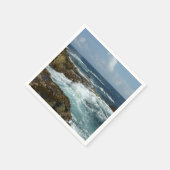 De Rocky Coast and Blue Ocean van Aruba Servetten (Hoek)