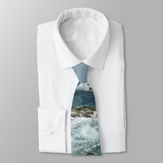 De Rocky Coast and Blue Ocean van Aruba Stropdas (Gebonden)