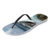 De Rocky Coast and Blue Ocean van Aruba Teenslippers (Schuin)