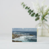 De Rocky Coast and Blue Ocean van Aruba Visitekaartje (Staand voorkant)