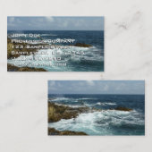 De Rocky Coast and Blue Ocean van Aruba Visitekaartje (Voorkant / Achterkant)