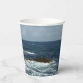 De Rocky Coast van Aruba Papieren Bekers (Achterkant)