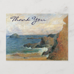 De Rocky Coast van Gauguin Briefkaart