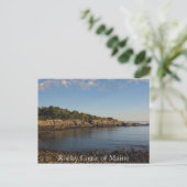 De Rocky Coast van het Briefkaart Maine (Staand voorkant)