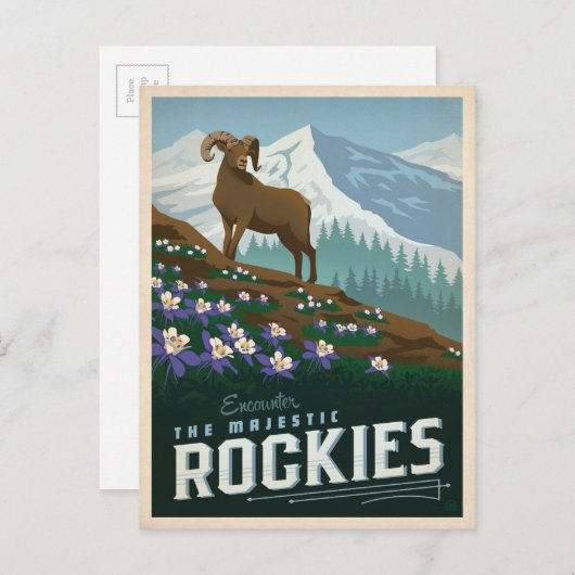 De Rocky Mountains | Colorado Briefkaart (Voorkant / Achterkant)