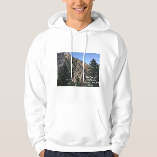 De Rocky Mountains, Colorado Hoodie (Voorkant)