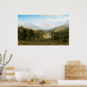 De Rocky Mountains, Lander's Peak 1863 Poster (Keuken)