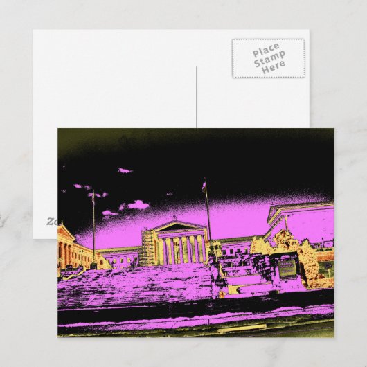 De Rocky Stappen Briefkaart (Voorkant / Achterkant)