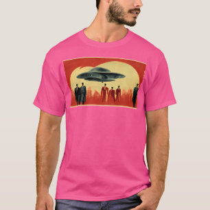 De rode aliens zijn gearriveerd t-shirt