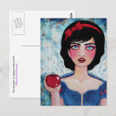 De rode appel briefkaart (Voorkant / Achterkant)