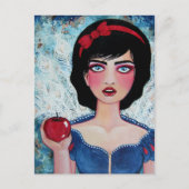 De rode appel briefkaart (Voorkant)