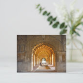 de rode archipel van delhi fort briefkaart (Staand voorkant)