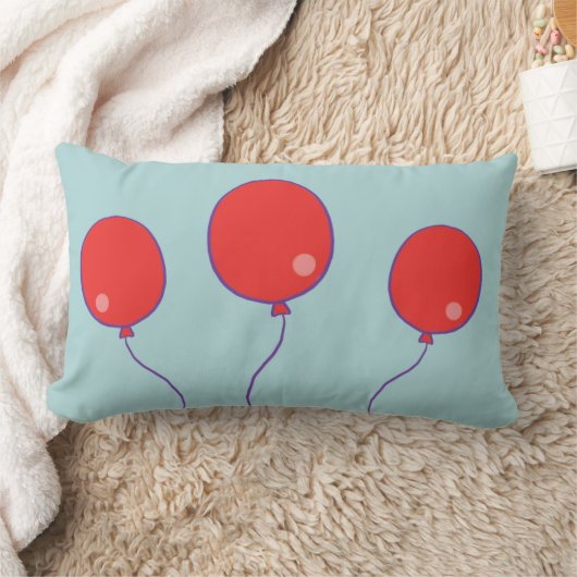 De Rode Ballon Lumbar Pillow Kussen (Deken)