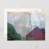 De Rode Barn Briefkaart (Voorkant / Achterkant)