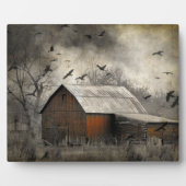 De Rode Barn Fotoplaat (Voorkant)